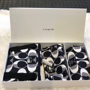 Coach Signature Packable Totes and Cosmetic Case